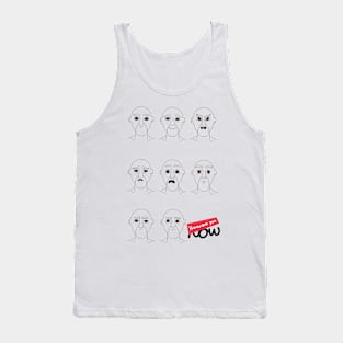 Moods in a bald man Tank Top